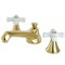 Kingston Brass KS4472PX 8" Widespread Bathroom Faucet, Polished Brass KS4472PX - alternate 1